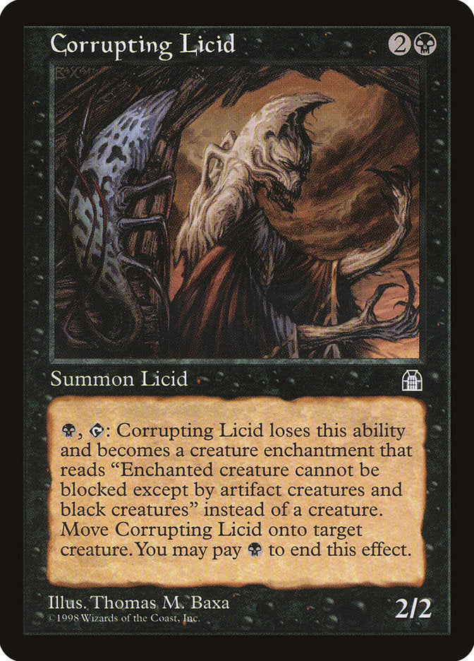 Corrupting Licid [Stronghold] Magic: The Gathering