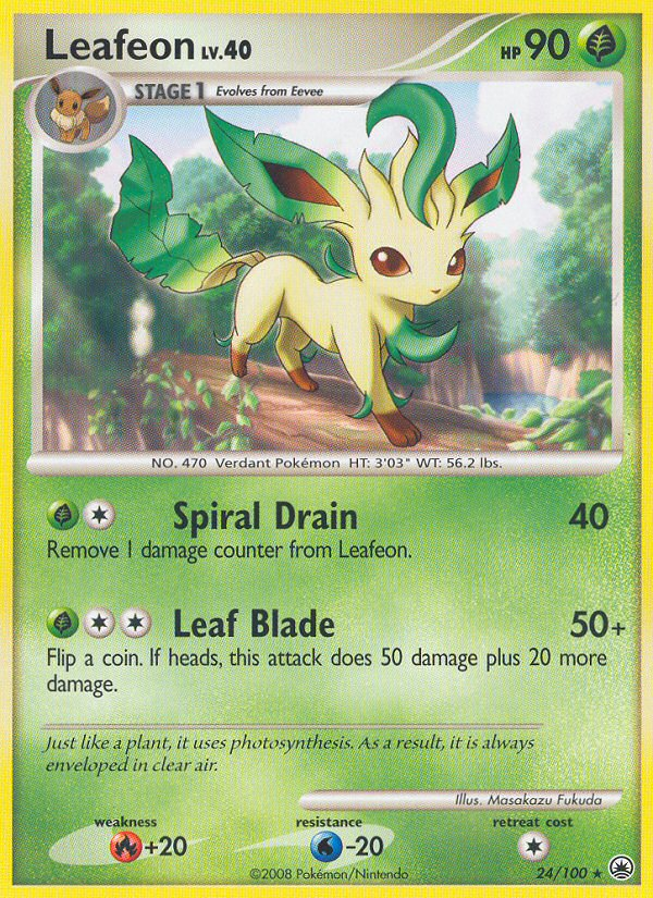 Leafeon (24/100) [Diamond & Pearl: Majestic Dawn] Pokémon