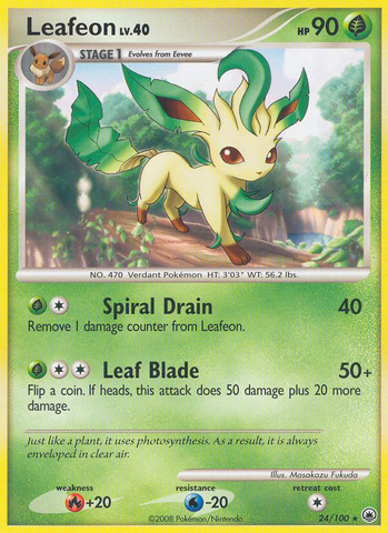 Leafeon (24/100) [Diamond & Pearl: Majestic Dawn] Pokémon