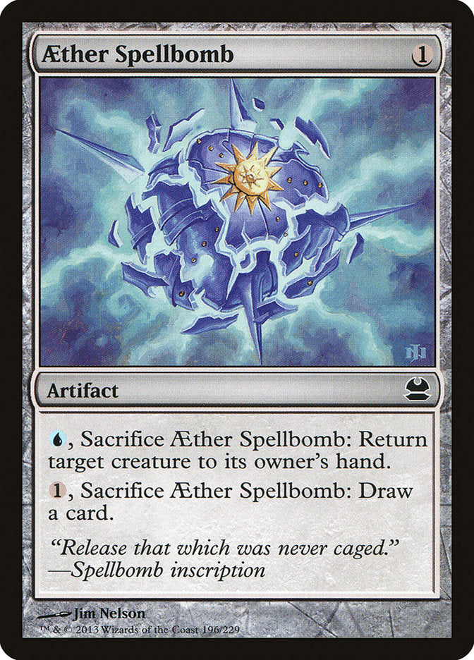 Aether Spellbomb [Modern Masters] Magic: The Gathering