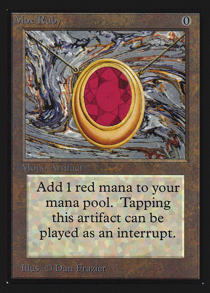 Mox Ruby [International Collectors' Edition] Magic: The Gathering