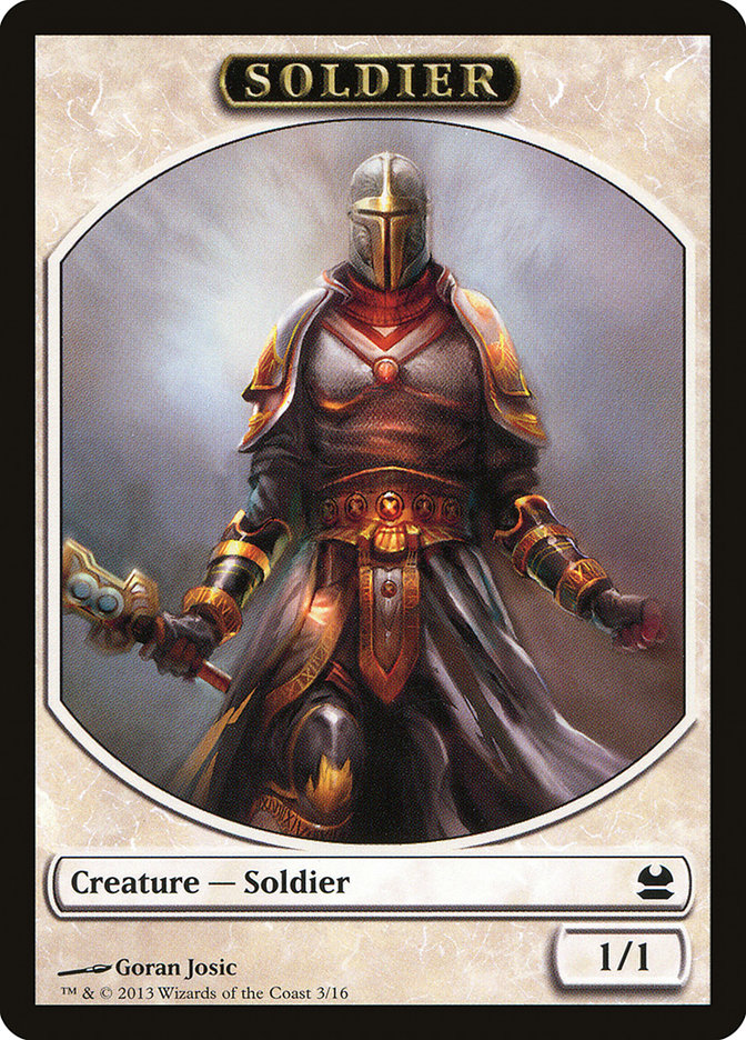 Soldier Token [Modern Masters Tokens] Magic: The Gathering