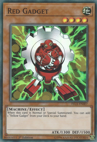 Red Gadget [FIGA-EN007] Super Rare Yu-Gi-Oh!