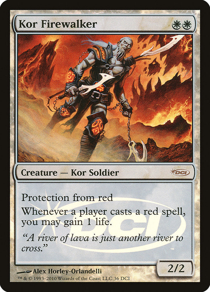 Kor Firewalker [Wizards Play Network 2010] Magic: The Gathering