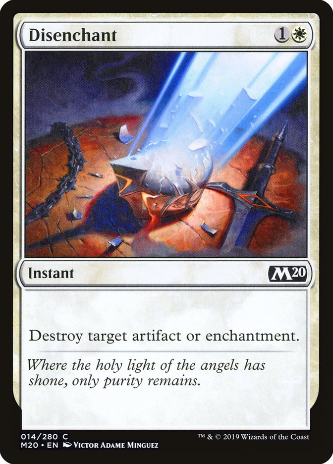 Disenchant [Core Set 2020] Magic: The Gathering