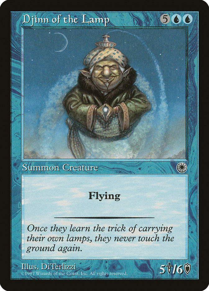 Djinn of the Lamp [Portal] Magic: The Gathering