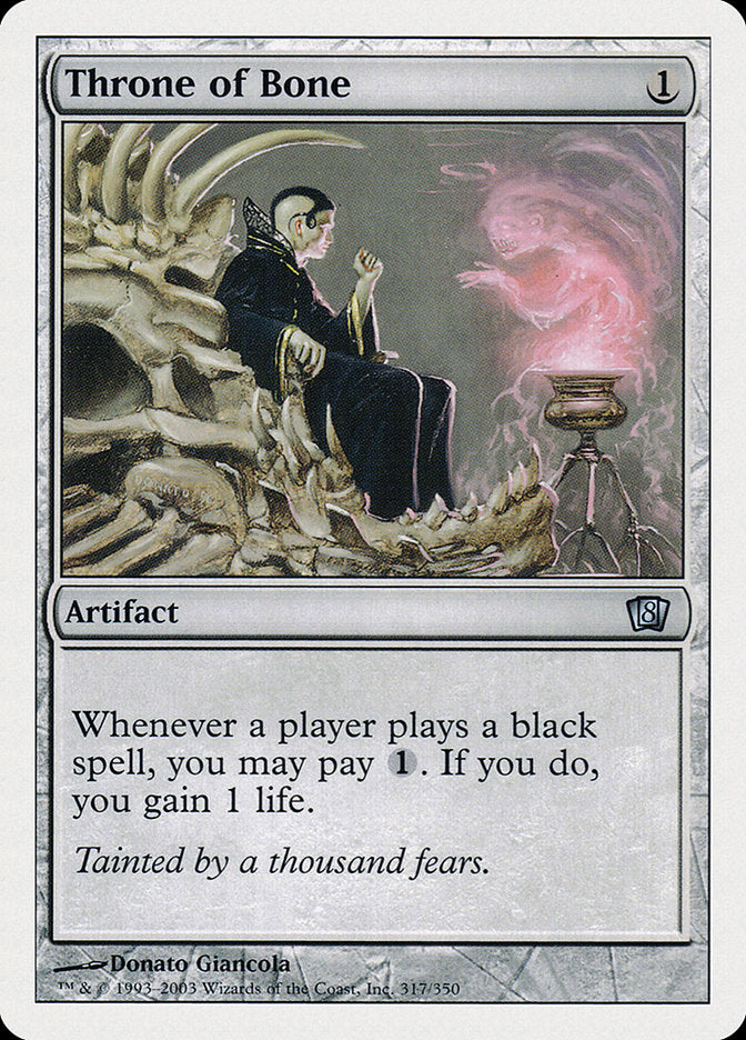 Throne of Bone [Eighth Edition] Magic: The Gathering
