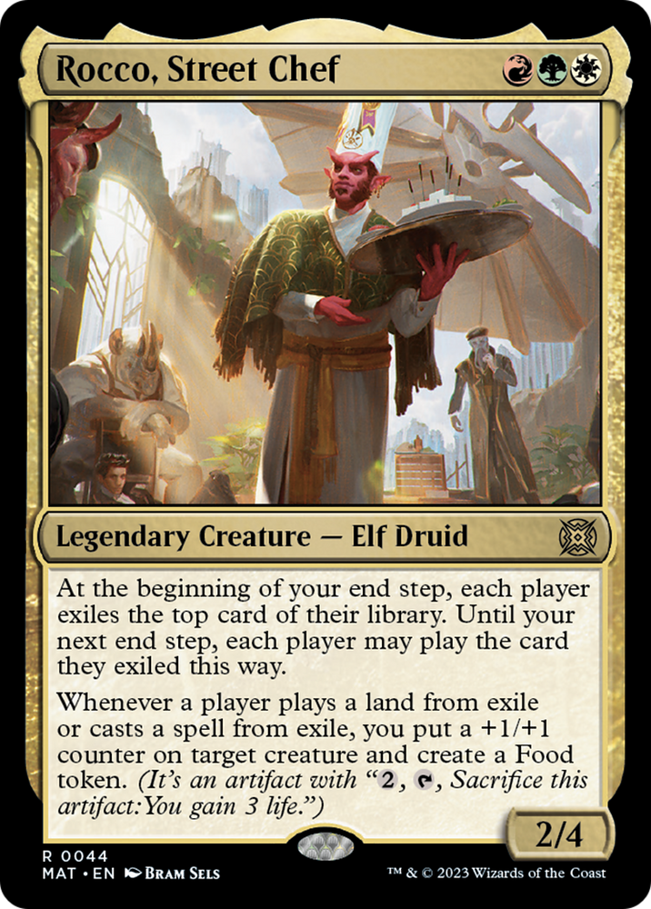 Rocco, Street Chef [March of the Machine: The Aftermath] Magic: The Gathering