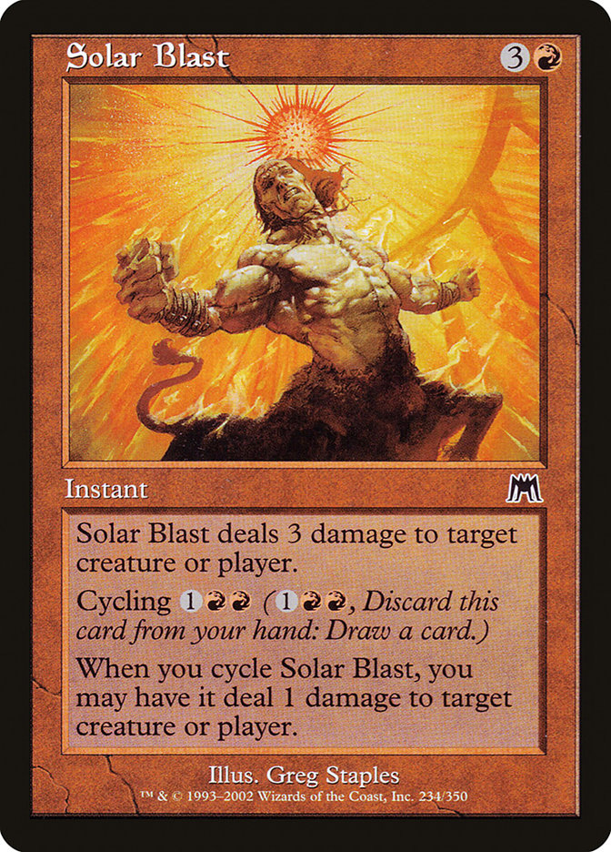 Solar Blast [Onslaught] Magic: The Gathering