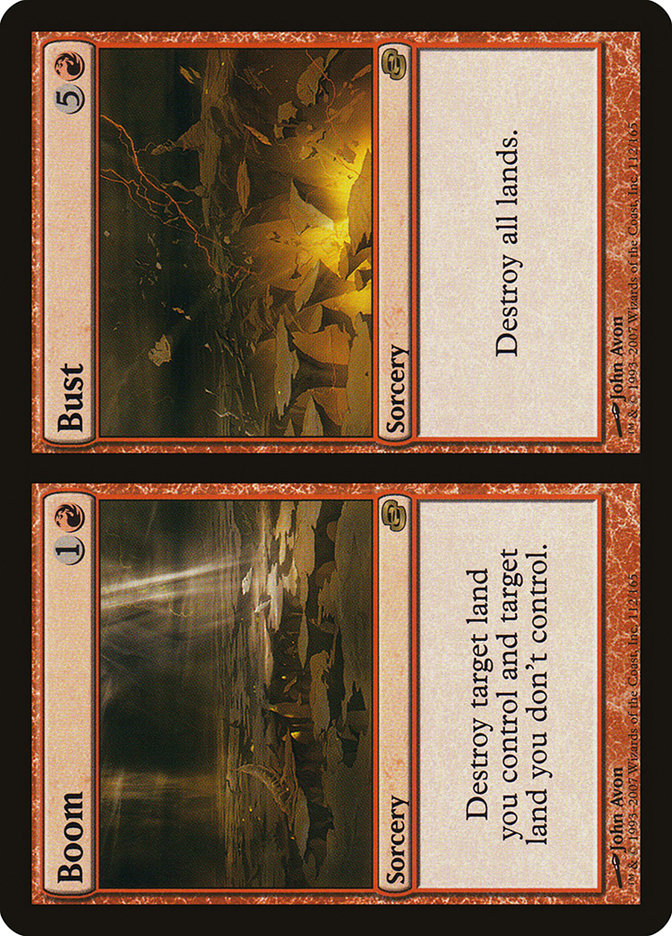 Boom // Bust [Planar Chaos] Magic: The Gathering