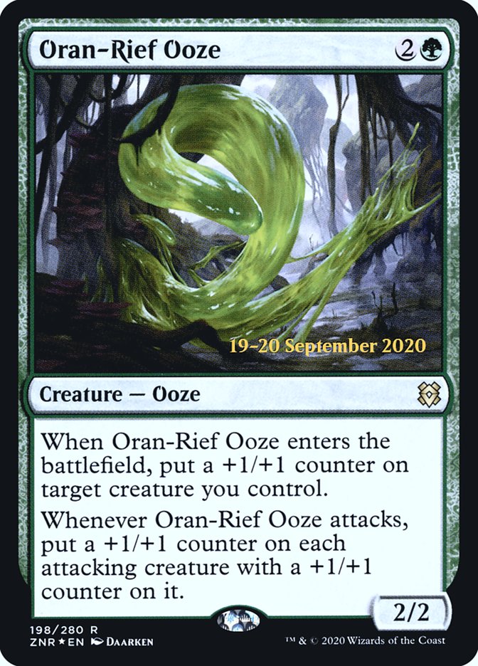 Oran-Rief Ooze [Zendikar Rising Prerelease Promos] Magic: The Gathering