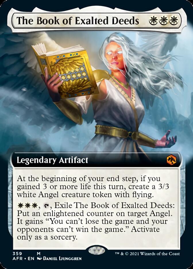 The Book of Exalted Deeds (Extended Art) [Dungeons & Dragons: Adventures in the Forgotten Realms] Magic: The Gathering