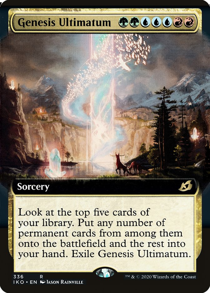 Genesis Ultimatum (Extended Art) [Ikoria: Lair of Behemoths] Magic: The Gathering