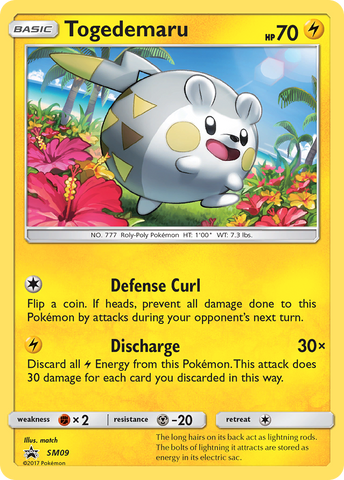 Togedemaru (SM09) [Sun & Moon: Black Star Promos] Pokémon
