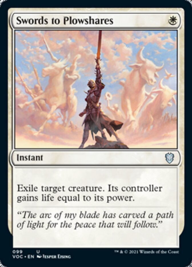 Swords to Plowshares [Innistrad: Crimson Vow Commander] Magic: The Gathering