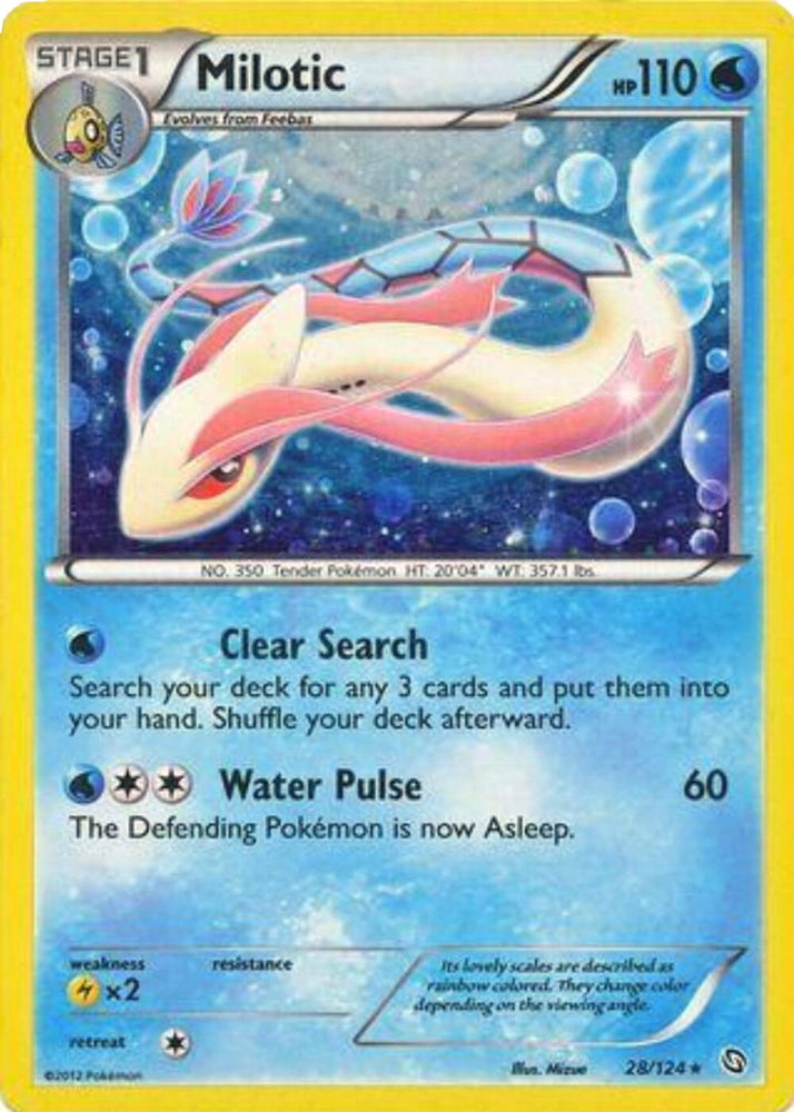 Milotic (28/124) (Cosmos Holo) [Black & White: Dragons Exalted] Pokémon