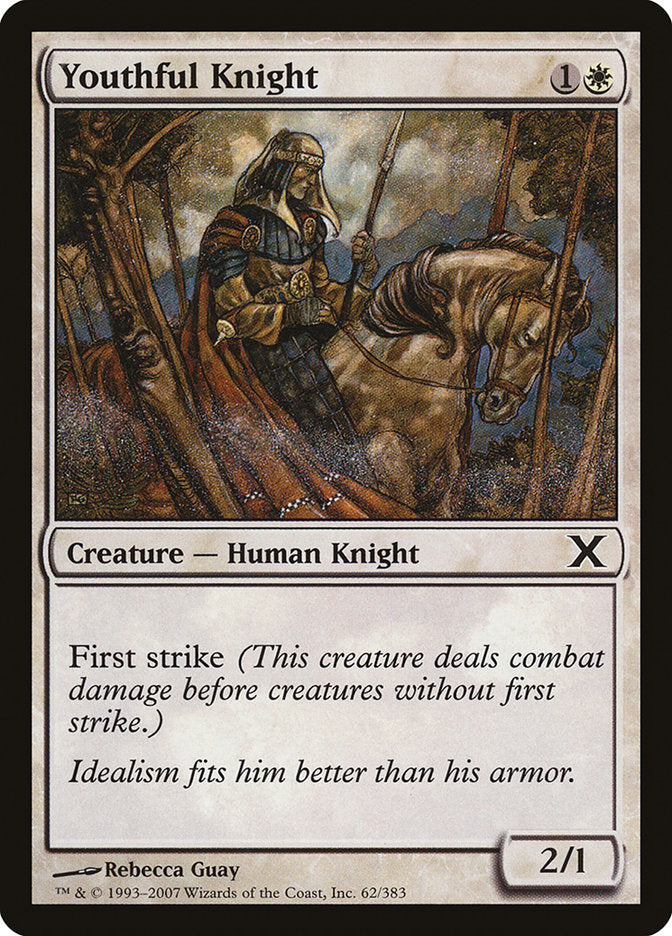Youthful Knight [Tenth Edition] Magic: The Gathering