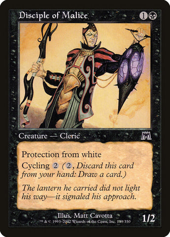 Disciple of Malice [Onslaught] Magic: The Gathering