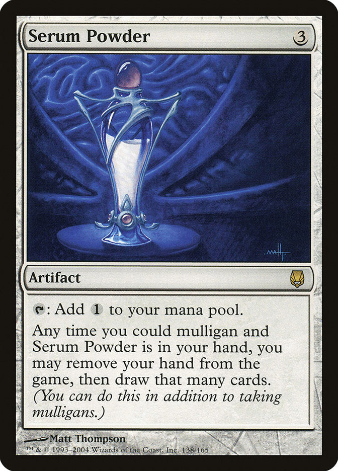 Serum Powder [Darksteel] Magic: The Gathering