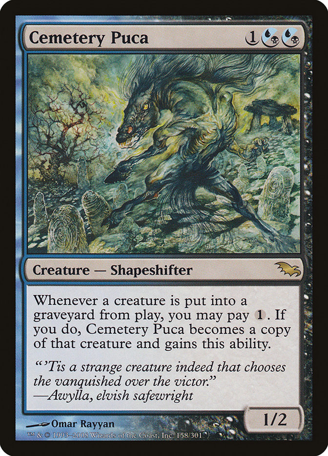 Cemetery Puca [Shadowmoor] Magic: The Gathering