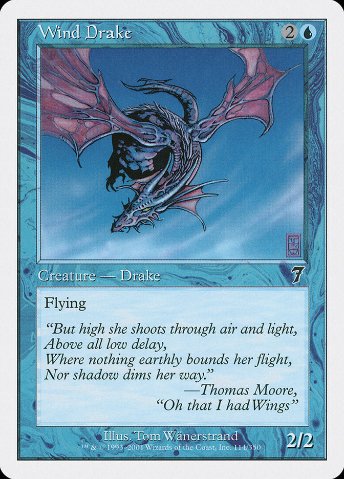 Wind Drake [Seventh Edition] Magic: The Gathering