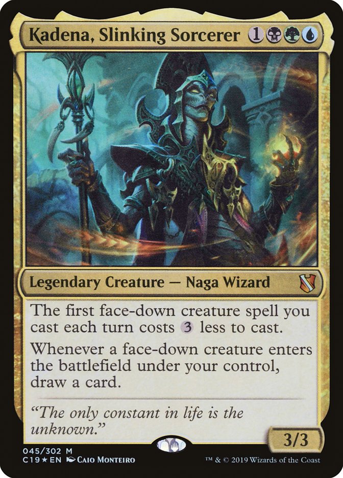 Kadena, Slinking Sorcerer [Commander 2019] Magic: The Gathering