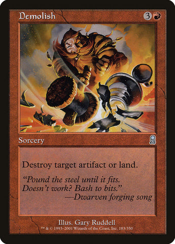 Demolish [Odyssey] Magic: The Gathering