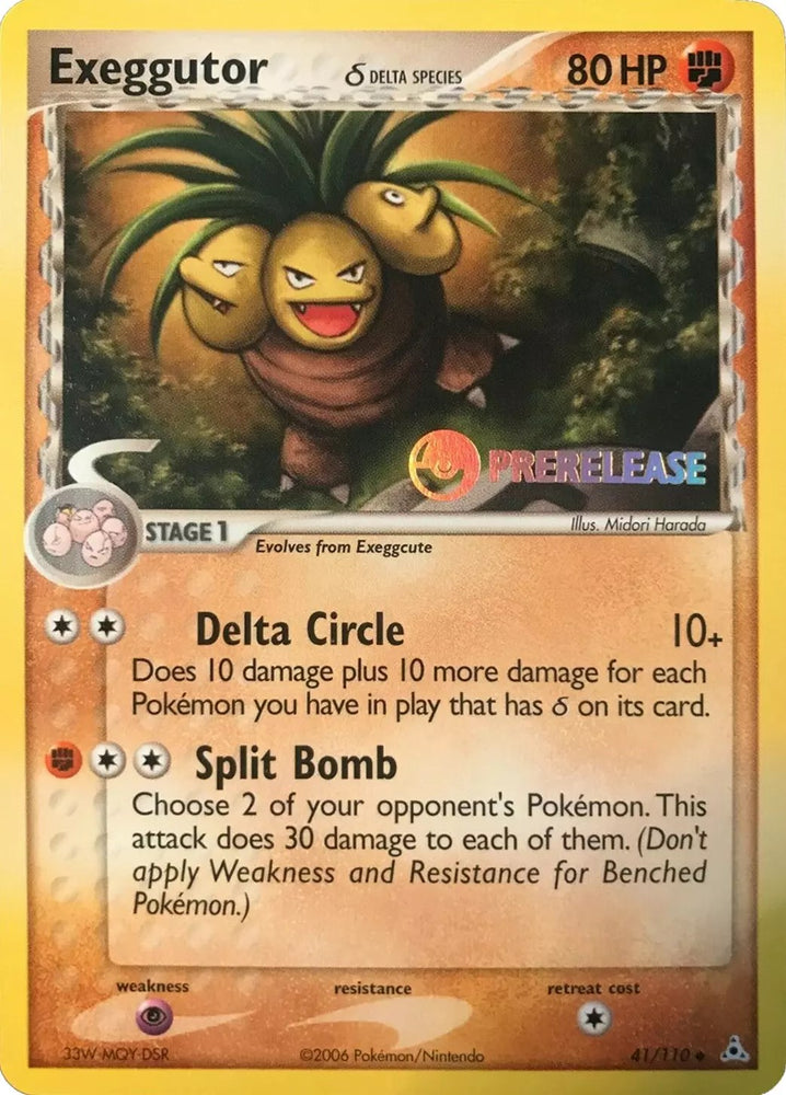 Exeggutor (41/110) (Prerelease) [EX: Holon Phantoms] Pokémon