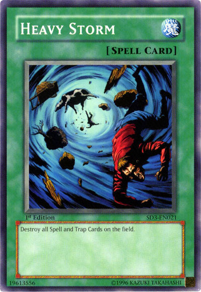 Heavy Storm [SD3-EN021] Common Yu-Gi-Oh!