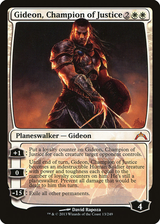 Gideon, Champion of Justice [Gatecrash] Magic: The Gathering