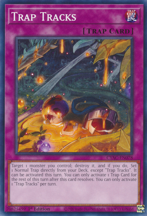 Trap Tracks [CYAC-EN078] Common Yu-Gi-Oh!