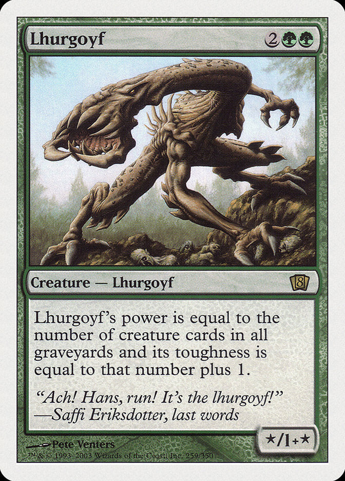 Lhurgoyf [Eighth Edition] Magic: The Gathering