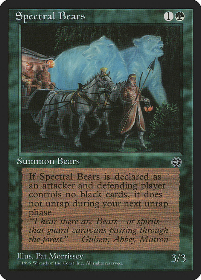 Spectral Bears [Homelands] Magic: The Gathering