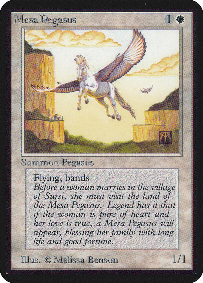 Mesa Pegasus [Alpha Edition] Magic: The Gathering