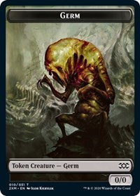 Germ // Ooze Double-Sided Token [Double Masters Tokens] Magic: The Gathering