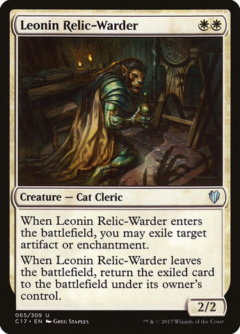 Leonin Relic-Warder [Commander 2017] Magic: The Gathering