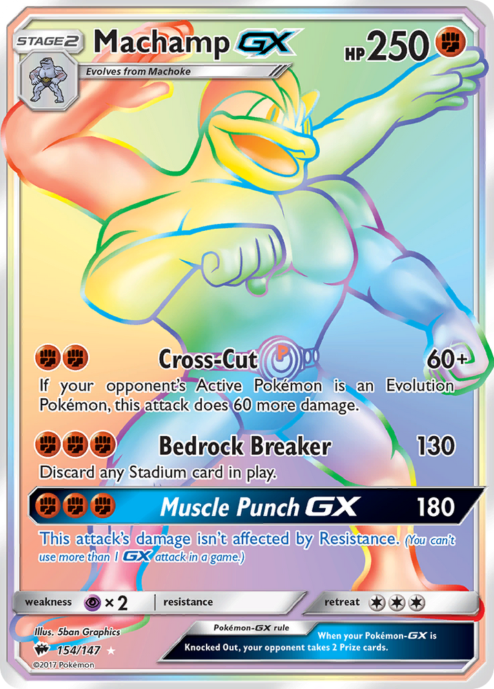 Machamp GX (154/147) [Sun & Moon: Burning Shadows] Pokémon