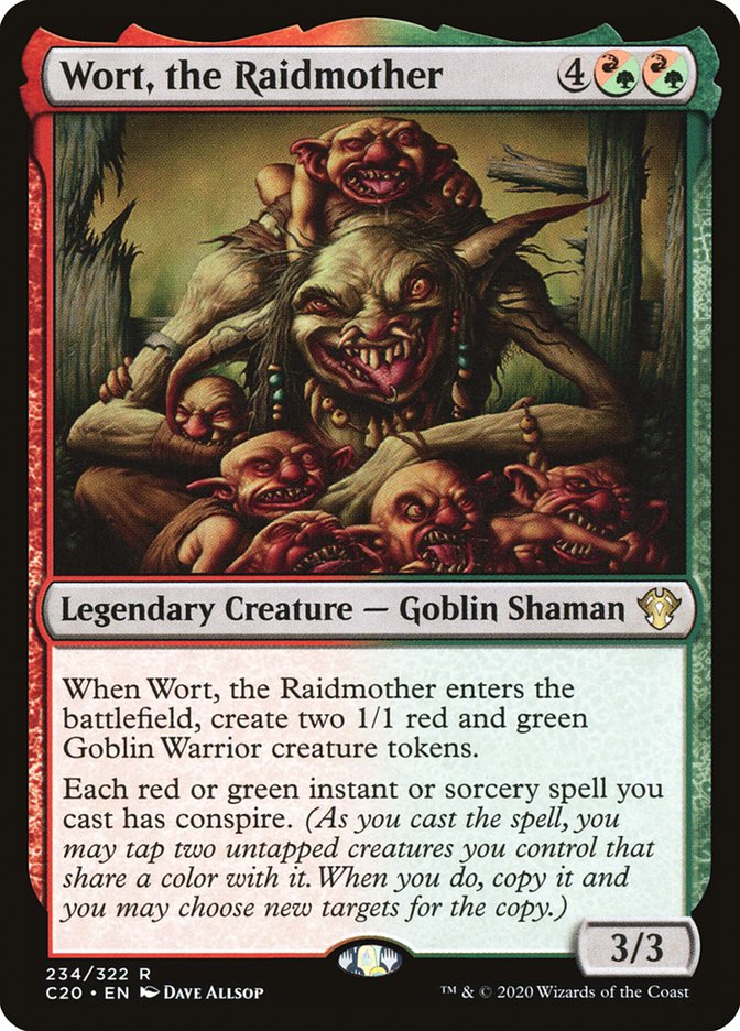 Wort, the Raidmother [Commander 2020] Magic: The Gathering