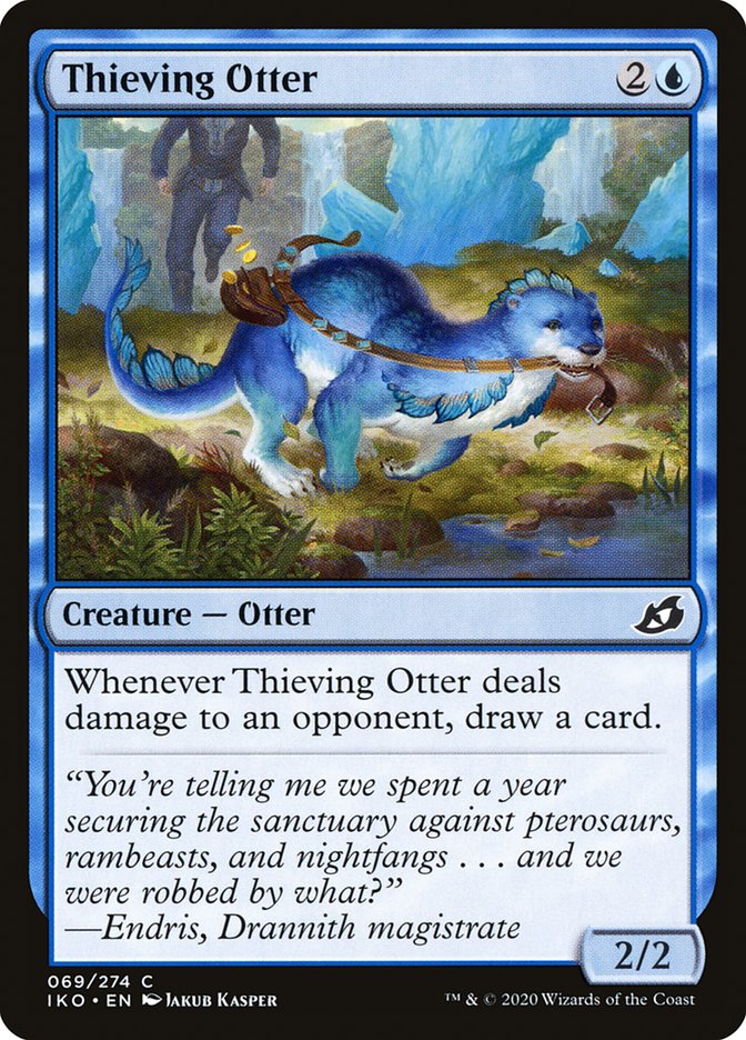 Thieving Otter [Ikoria: Lair of Behemoths] Magic: The Gathering