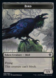 Phyrexian // Bird (006) Double-Sided Token [Dominaria United Tokens] Magic: The Gathering