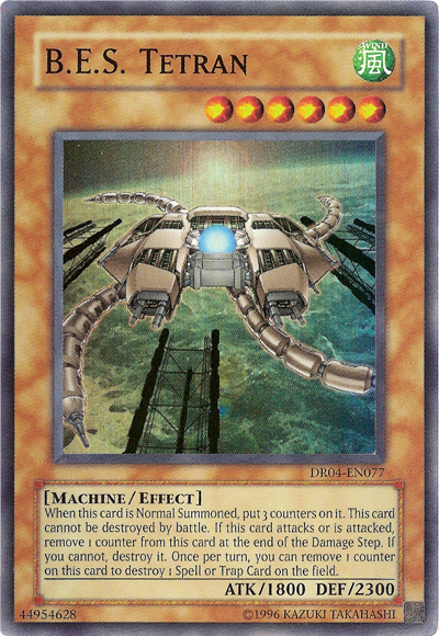 B.E.S. Tetran [DR04-EN077] Super Rare Yu-Gi-Oh!