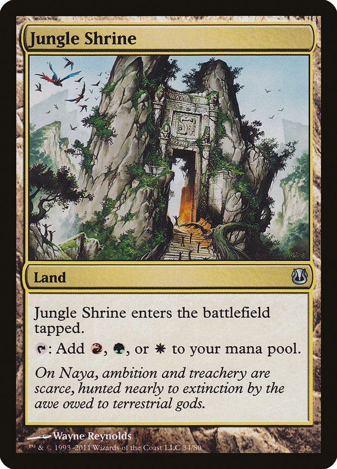 Jungle Shrine [Duel Decks: Ajani vs. Nicol Bolas] Magic: The Gathering