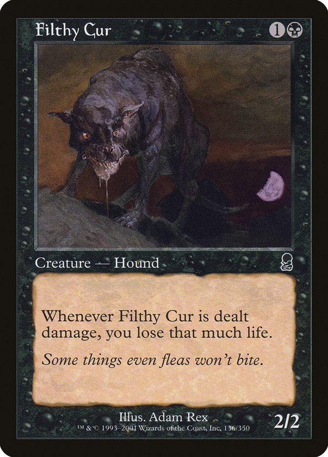Filthy Cur [Odyssey] Magic: The Gathering