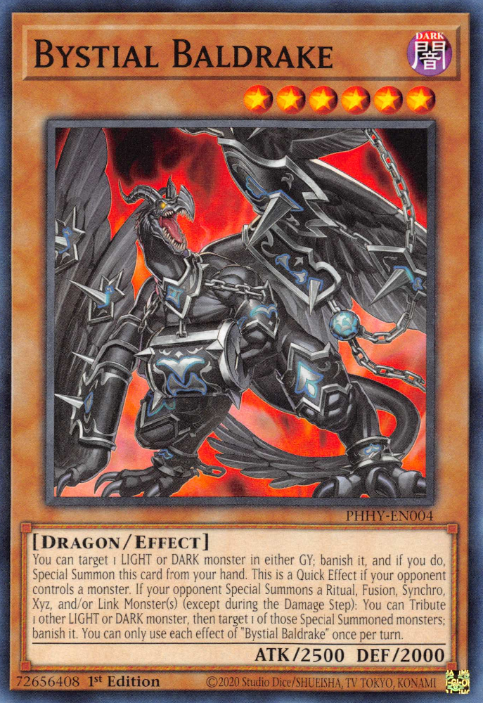 Bystial Baldrake [PHHY-EN004] Common Yu-Gi-Oh!
