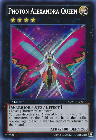 Photon Alexandra Queen [NUMH-EN047] Secret Rare Yu-Gi-Oh!