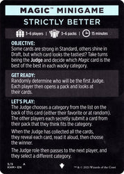 Strictly Better (Magic Minigame) [Kaldheim Minigame] Magic: The Gathering