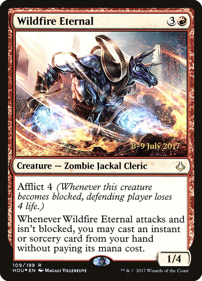 Wildfire Eternal [Hour of Devastation Prerelease Promos] Magic: The Gathering