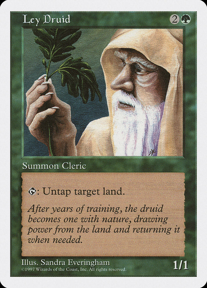 Ley Druid [Fifth Edition] Magic: The Gathering