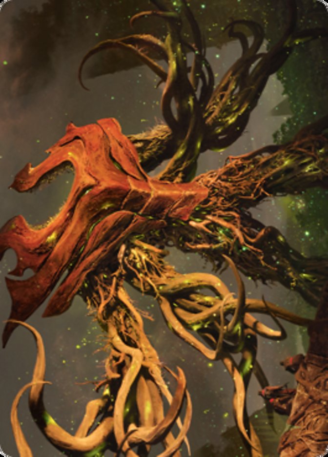 Ashaya, Soul of the Wild Art Card (Gold-Stamped Signature) [Zendikar Rising Art Series] Magic: The Gathering