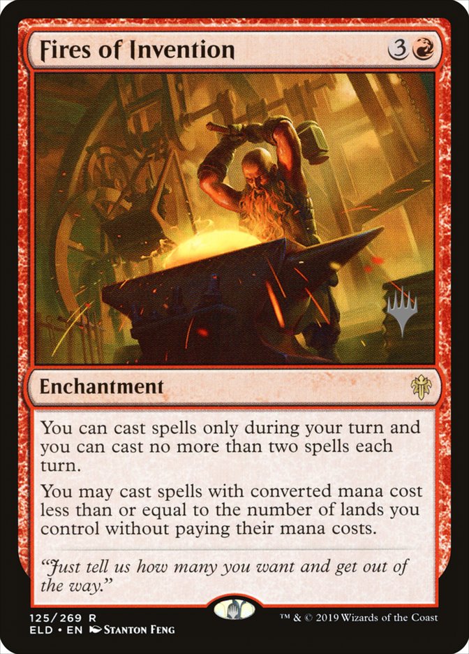 Fires of Invention (Promo Pack) [Throne of Eldraine Promos] Magic: The Gathering